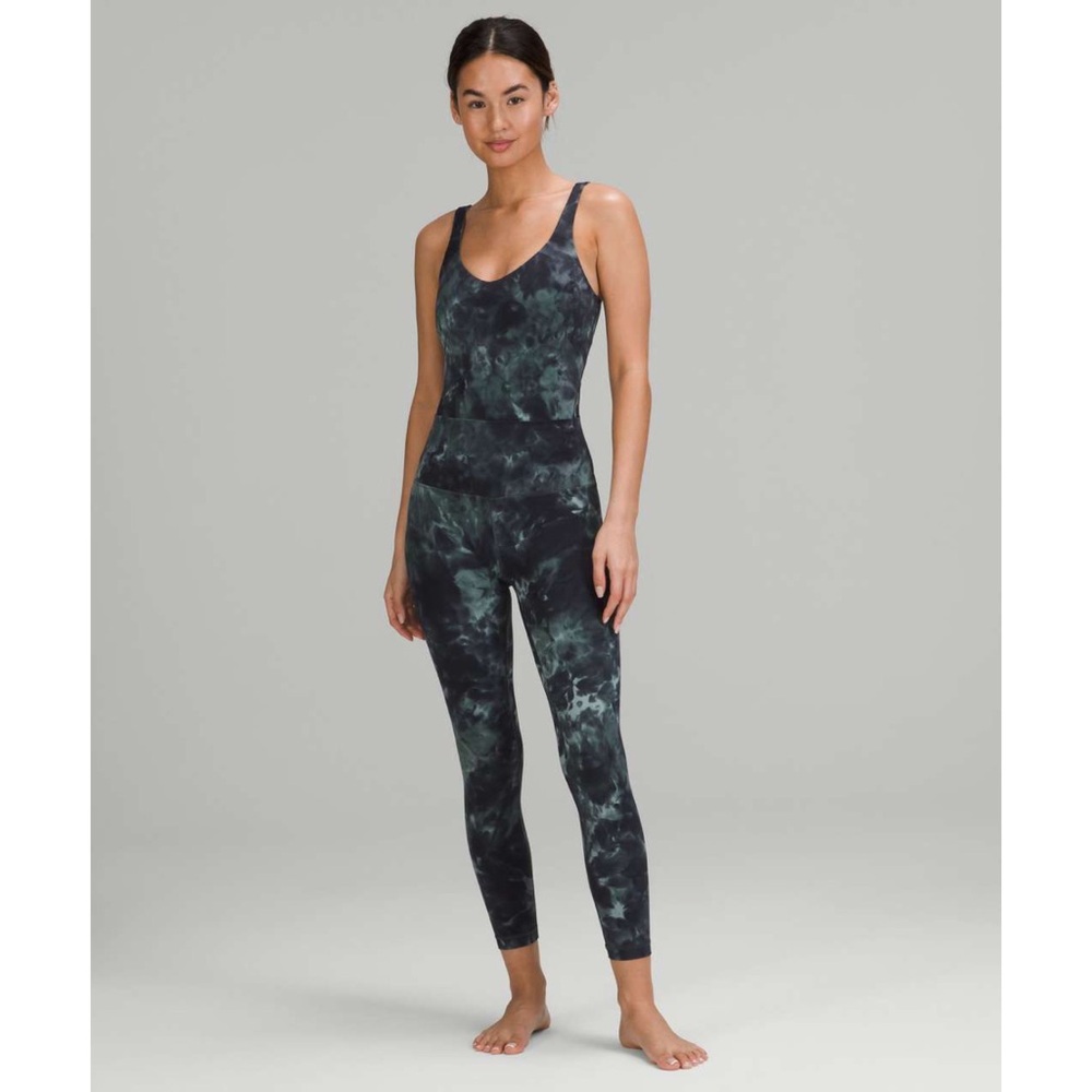 bnwot Lululemon Align 25" Diamond Dye SilverBlue TidewaterTeal GraphiteGrey 10